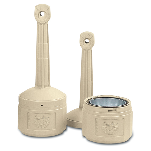 Cendriers Smoker's Cease-Fire, Sur pied, Plastique, Capacit&eacute; 4 gal. US, Hauteur 38-1/2" Meunier Outillage Industriel