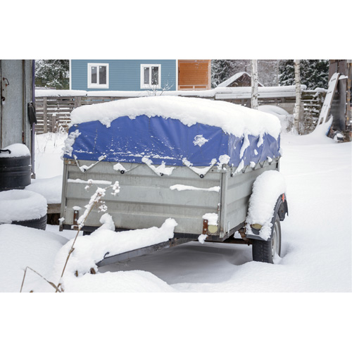 B&acirc;che, Standard, Bleu, 7' x 5' x 4 mils Meunier Outillage Industriel