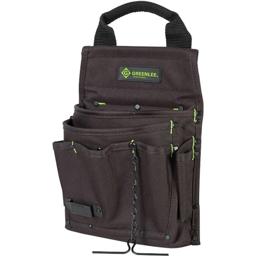 Sac &agrave; outils, Nylon, 7 pochettes, Noir Meunier Outillage Industriel
