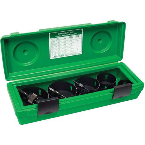 Trousse de scies-cloches bim&eacute;talliques, 13 morceaux Meunier Outillage Industriel