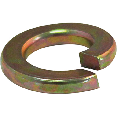 Split Lock Washer, 1", Yellow Zinc Meunier Outillage Industriel