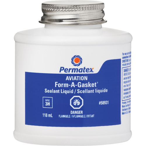 Aviation Form-A-Gasket&reg; No. 3 Sealant Liquid, 118 ml, Bottle Meunier Outillage Industriel