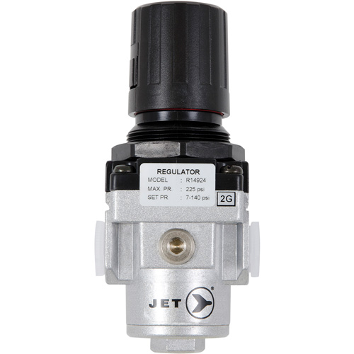 R&eacute;gulateur de d&eacute;bit dair interm&eacute;diaire, 3/8" NPT, PSI max. de 220 PSI, Canalisation Meunier Outillage Industriel