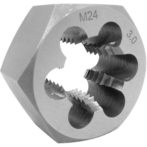 Fraise hexagonale SAE, dia. 1", Filet de 6 mm, Acier alli&eacute; Meunier Outillage Industriel