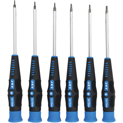 Jeu de tournevis de pr&eacute;cision Torx, 6 Meunier Outillage Industriel