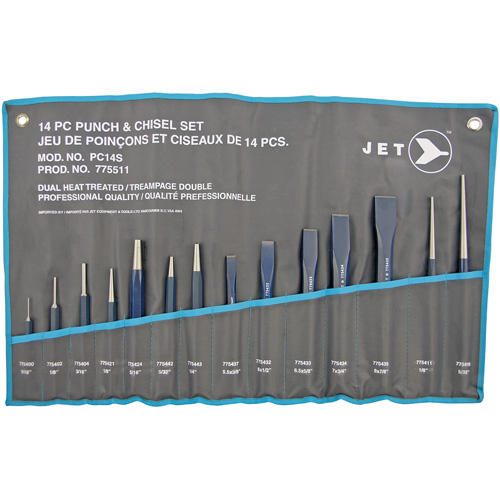 Jeu de poinçons et ciseaux, 14 morcea Meunier Outillage Industriel