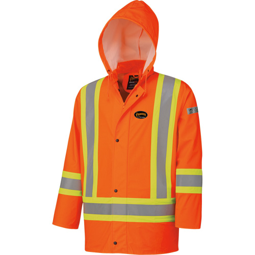 5892 Veste FR imperm&eacute;able haute visibilit&eacute;, 2T-Grand, Orange haute visibilit&eacute; Meunier Outillage Industriel
