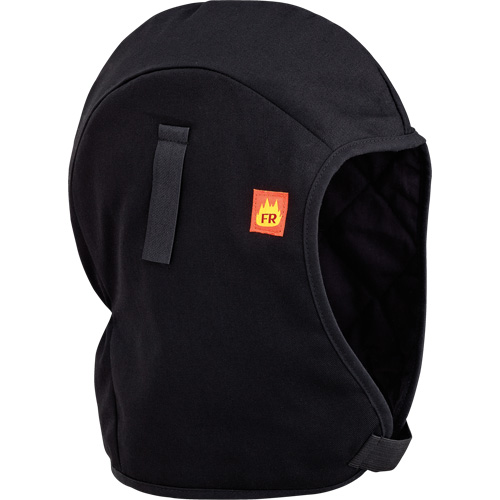 564A Flame Resistant Quilted Hardhat Liner, Black, Cotton Meunier Outillage Industriel