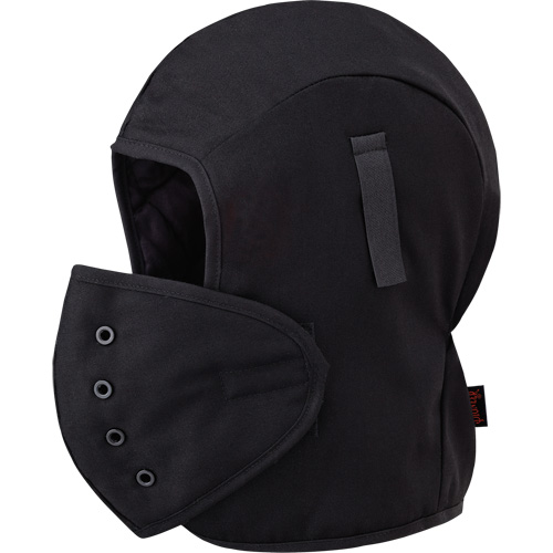 566A Flame Resistant Quilted Hardhat Liner, Black, Cotton Meunier Outillage Industriel