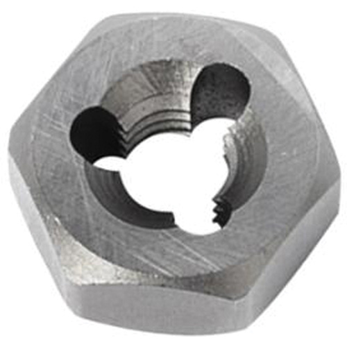 Fili&egrave;re de refiletage hexagonale pour boulon, dia. 19/32", Filet de 1/4"-28, Acier au chrome Meunier Outillage Industriel