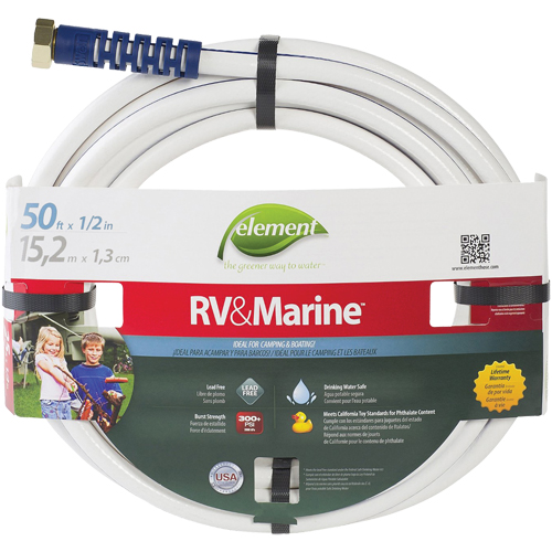Boyaux d'arrosage pour bateaux et VR Element , PVC, 1/2" dia x 50' Meunier Outillage Industriel
