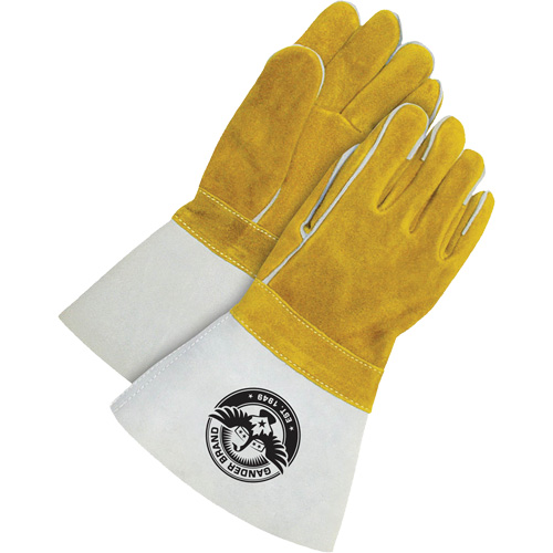 Gants pour soudeur avec poignet de 5", Cuir de vache refendu, Taille Taille unique Meunier Outillage Industriel
