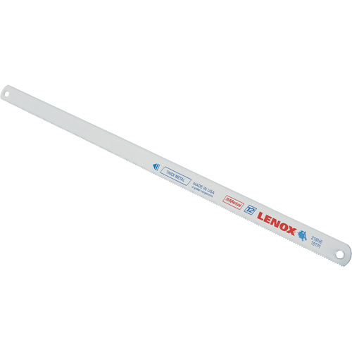 Lames de scie &agrave; m&eacute;taux, Bim&eacute;tal, 12" lo, 18 dents par pouce Meunier Outillage Industriel