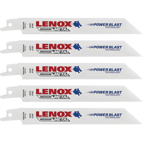 Hacksaw Blades, Bi-Metal, 18 TPI, 6" L x 3/4" W Meunier Outillage Industriel