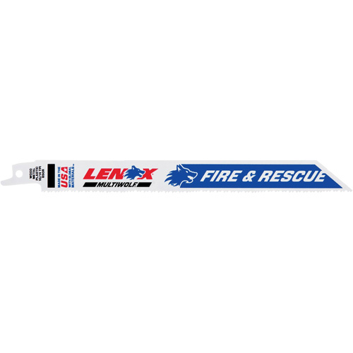 Lame de scie alternative, Bim&eacute;tal, 10/14 Dents par pouce, 8" lo x 3/4" la Meunier Outillage Industriel