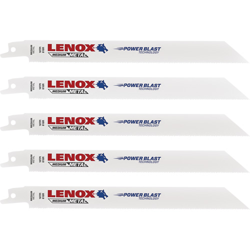 Lame de scie alternative, Bim&eacute;tal, 18 Dents par pouce, 8" lo x 3/4" la Meunier Outillage Industriel