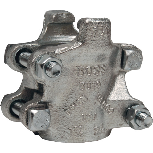 Boss Clamp 4 Bolt Type with 2 Gripping Fingers Meunier Outillage Industriel