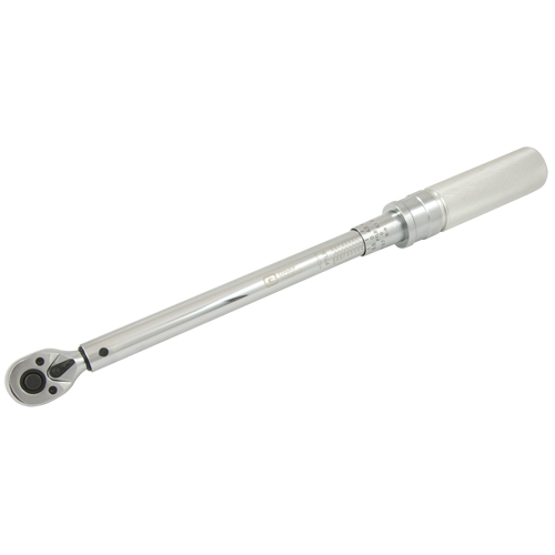 Heavy-Duty Micro-Adjustable Torque Wrench, Click, 3/8" Square Drive, 10 - 100 ft-lbs. Meunier Outillage Industriel