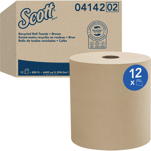 Scott&reg; Universal Hard Roll Towels, 1 Ply, Standard, 800' L Meunier Outillage Industriel