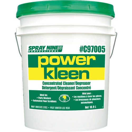 Produit nettoyant pour nettoyeur de pi&egrave;ces Power Kleen, 20 L, Seau Meunier Outillage Industriel