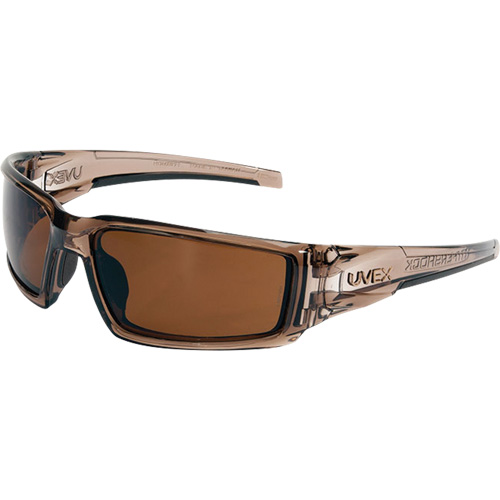 Uvex Hypershock Safety Glasses, Espresso Lens, Anti-Scratch/Polarized, ANSI Z87+ Meunier Outillage Industriel