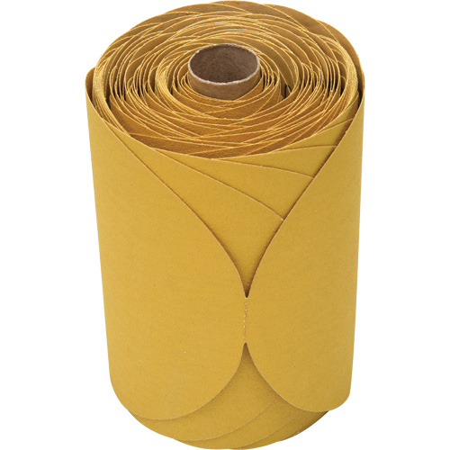 Stikit Gold Disc Roll, 6" Dia., 120 Grit, Aluminum Oxide Meunier Outillage Industriel
