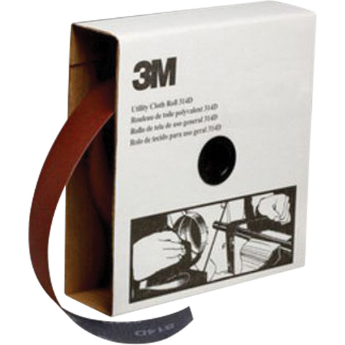 Utility Sanding Roll, Aluminum Oxide, 2" W x 150' L, P400 Grit Meunier Outillage Industriel