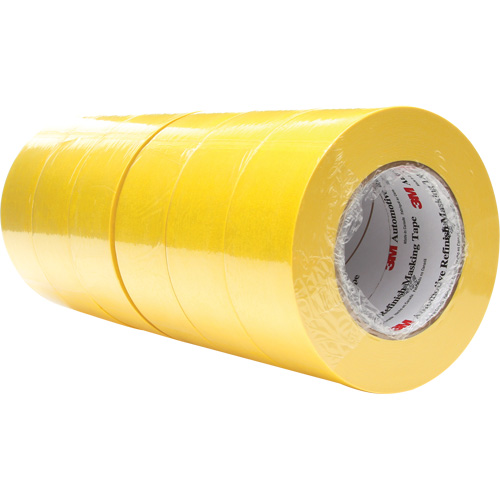 Automotive Refinish Masking Tape 388N, 48 mm (2") x 55 m (180'), Yellow Meunier Outillage Industriel