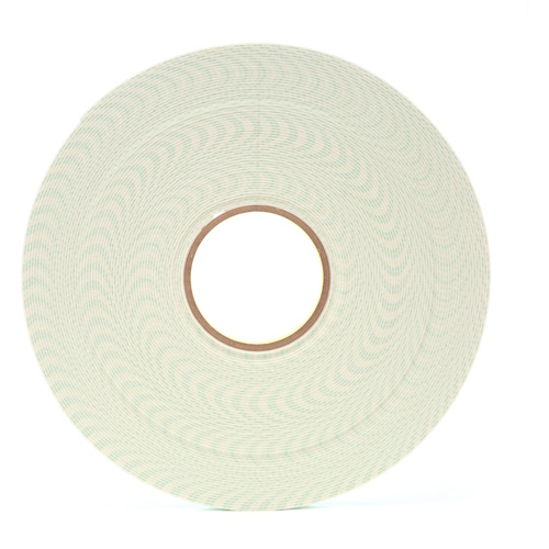 Double-Coated Urethane Foam Tape, 33 m (108') L x 12.7 mm (1/2") W, 62 mils, Urethane Meunier Outillage Industriel