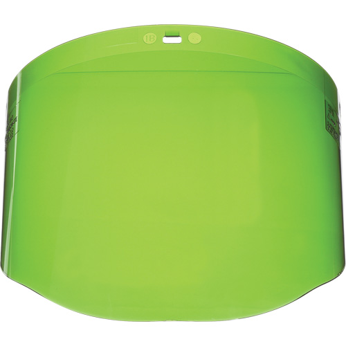 &eacute;cran facial, Polycarbonate, Teinte Vert Meunier Outillage Industriel