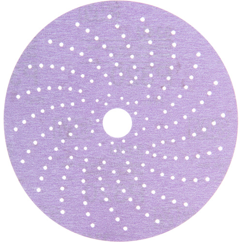 Hookit Purple Clean Sanding Disc, 6" Dia., 320+ Grit, Aluminum Oxide Meunier Outillage Industriel