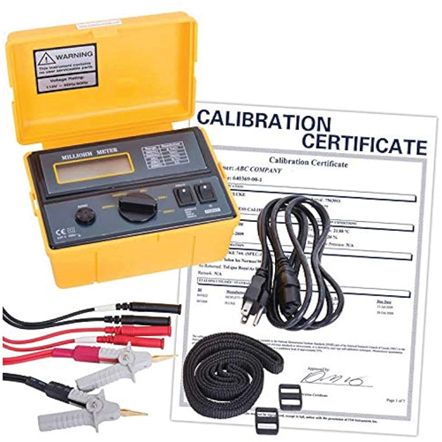 Milli-ohmm&egrave;tre 110 V avec certificat de calibration Meunier Outillage Industriel