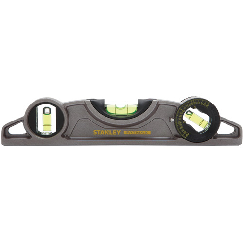 Niveau torpille moul&eacute; Fatmax, 9" lo, Aluminium, 3 fioles, Magn&eacute;tique Meunier Outillage Industriel
