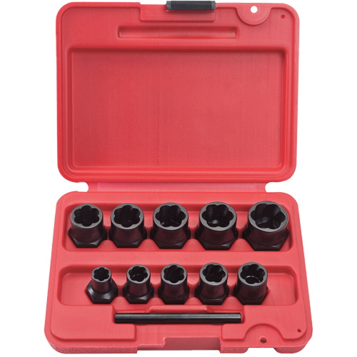 Jeu de douilles d'extraction de boulons PROTO, 10 Mcx, Prise de 1/4" Meunier Outillage Industriel