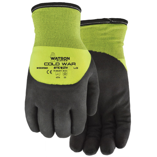 Stealth Cold War Thermal Gloves, Large, Foam Nitrile Coating Meunier Outillage Industriel