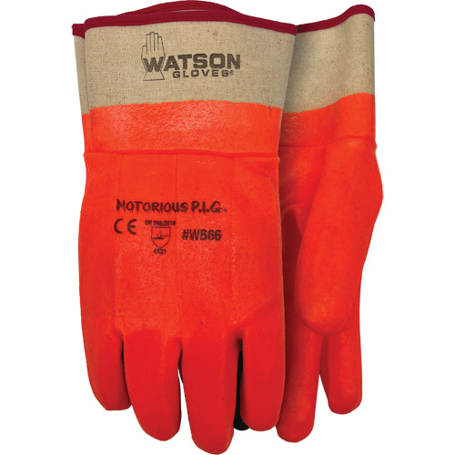 Notorious P.I.G. Gloves, One Size, Nitrile/PVC Coating, Jersey Shell Meunier Outillage Industriel