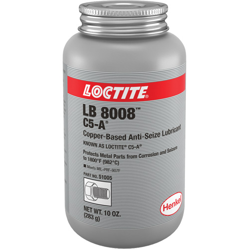 Copper Based Anti-Seize Lubricant, 10 oz., Brush Top Can, 1800°F (982°C) Max Temp. Meunier Outillage Industriel