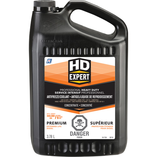 Antigel/liquide de refroidissement concentr&eacute; pour dur&eacute;e de vie prolong&eacute;e pour moteur diesel Turbo Power, 3,78 L, Gallon Meunier Outillage Industriel
