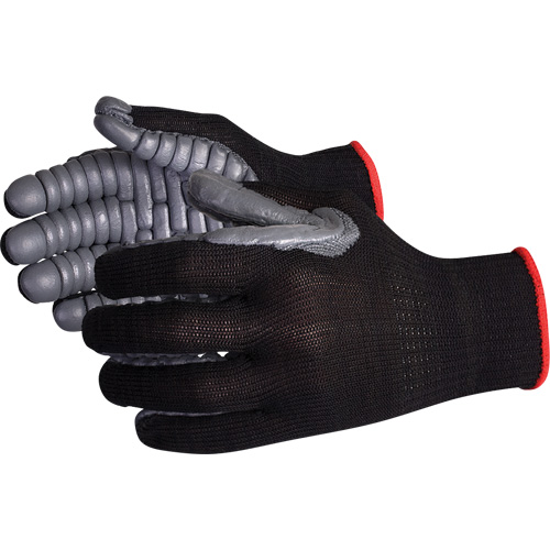 Gants antivibrations &agrave; doigts complets Vibrastop, Taille Grand, Paume Synth&eacute;tique Meunier Outillage Industriel