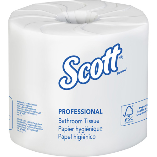 Scott&reg; Essential Toilet Paper, 2 Ply, 506 Sheets/Roll, 169' Length, White Meunier Outillage Industriel