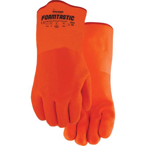 Foamtastic Gloves, One Size, PVC Coating, Foam Shell Meunier Outillage Industriel