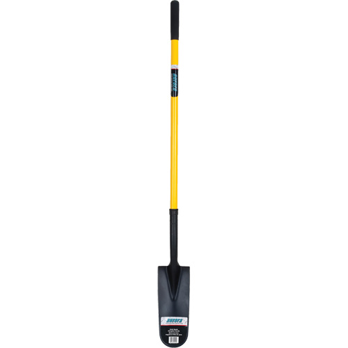 Drain Spade Shovel, Tempered Steel, 14" x 6" Blade, 46" L, Straight Handle Meunier Outillage Industriel