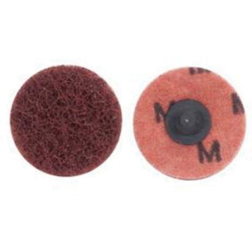 PowerLock&reg; Abrasotex Buffing Disc, 4" Dia., Medium Grit, Aluminum Oxide Meunier Outillage Industriel