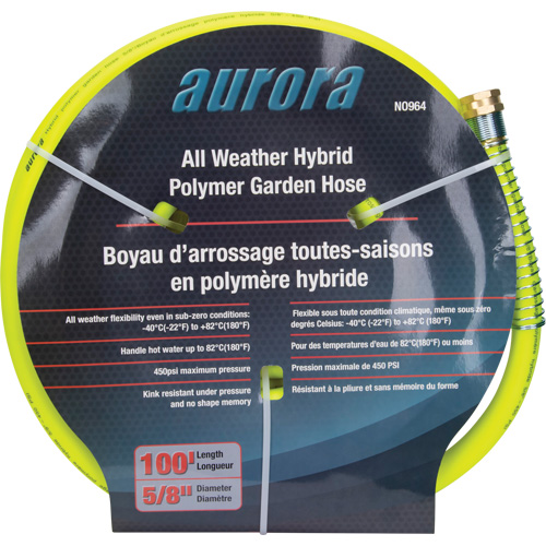 Tuyau de jardin hybride, Copolym&egrave;re, 5/8" dia x 100' Meunier Outillage Industriel