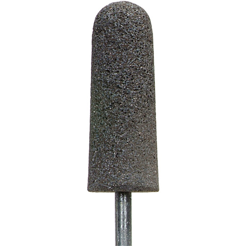 Charger&reg; Resin Bond Mounted Points, A3, Zirconia Alumina, 1" Dia., 2-3/4" L, 30 Grit Meunier Outillage Industriel