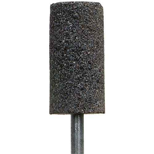 Meule mont&eacute;e sur tige, W222, Oxyde d'aluminium, 1" dia., 3/16" lo Meunier Outillage Industriel