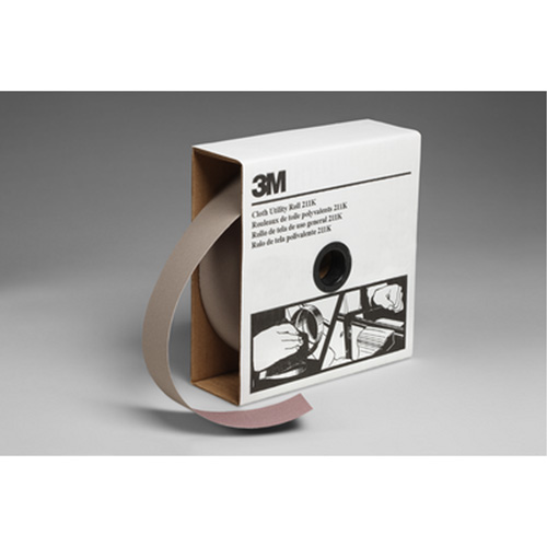 Utility Roll 211K, Aluminum Oxide, 2" W x 150' L, 120 Grit Meunier Outillage Industriel