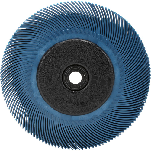 Scotch-Brite Radial Bristle Brush, Ceramic, 400 Grit, 6" Dia. Meunier Outillage Industriel