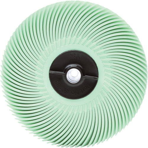 Scotch-Brite Radial Bristle Disc, Aluminum Oxide, 1 Micron Grit, 3" Dia. Meunier Outillage Industriel