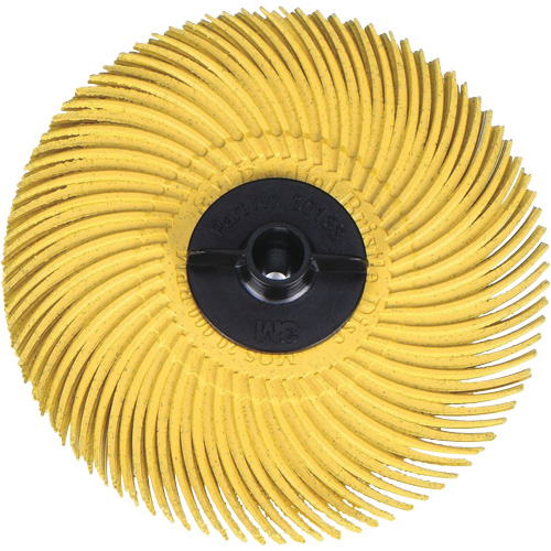 Scotch-Brite Radial Bristle Disc, Aluminum Oxide, 80 Grit, 3" Dia. Meunier Outillage Industriel